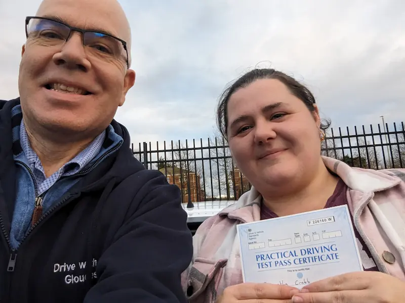 Sam B — driving test pass