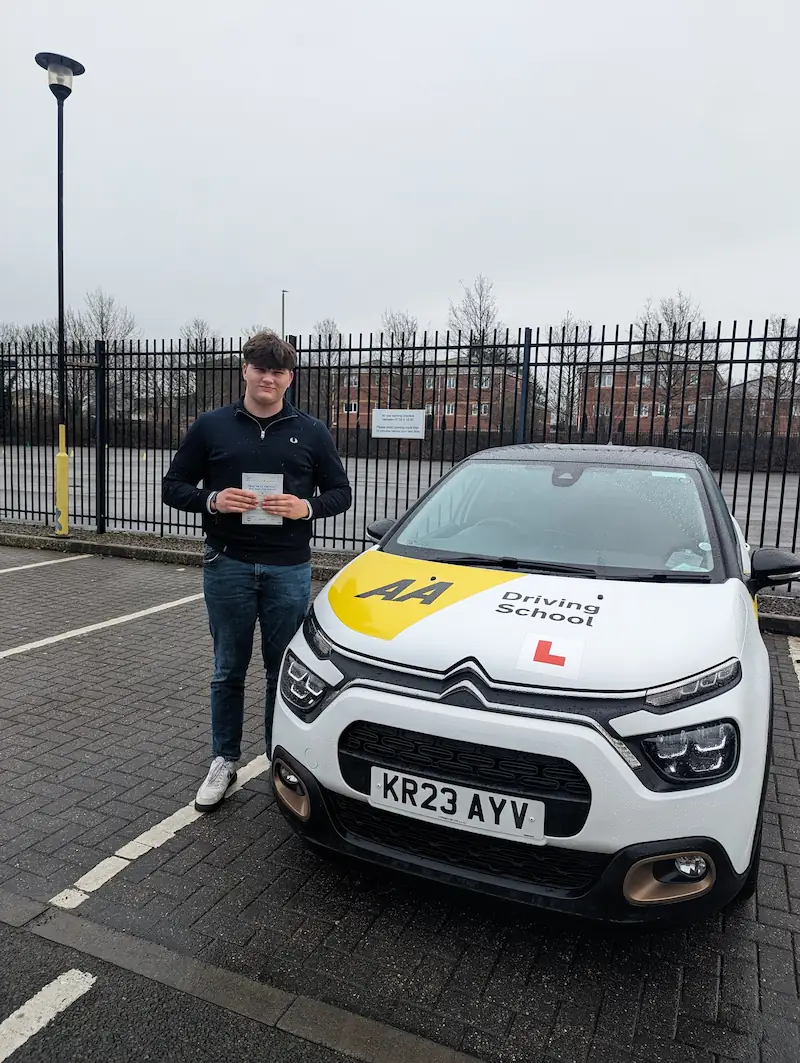 Leo T — driving test pass