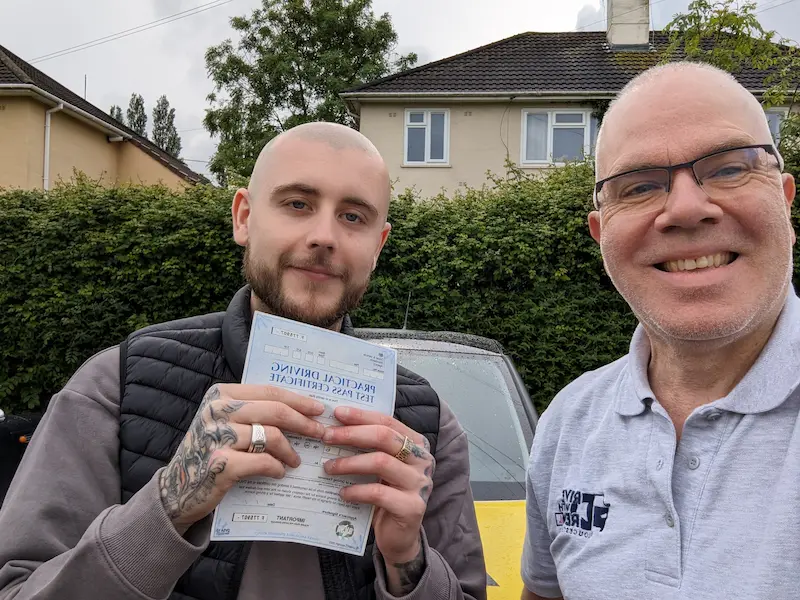Tony W — driving test pass