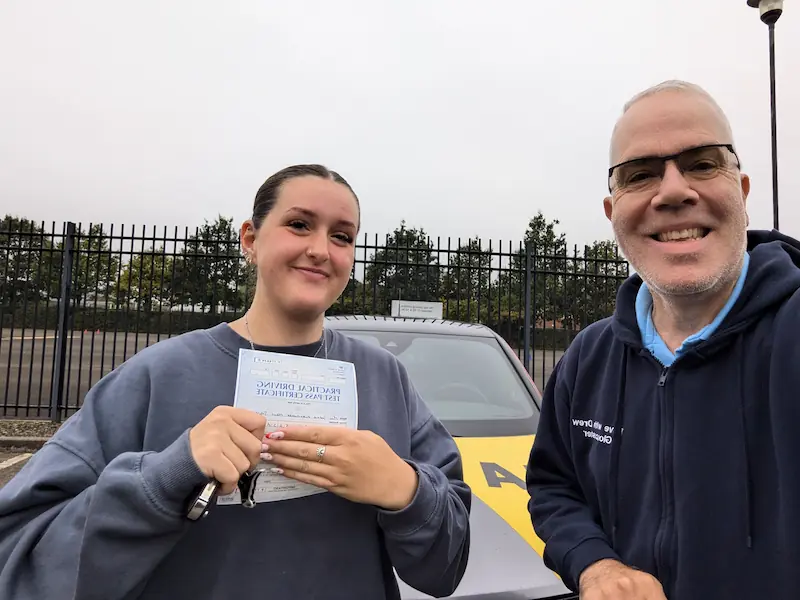 Sophie S — driving test pass