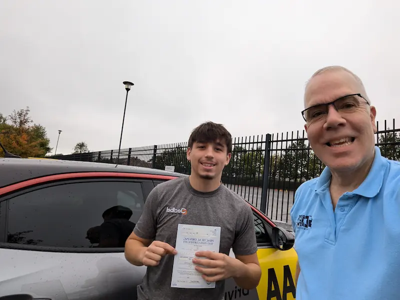 Stephen D — driving test pass