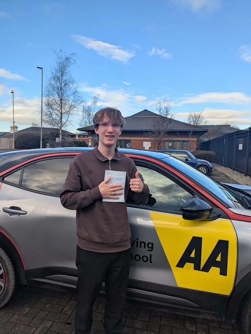 Sam B — driving test pass