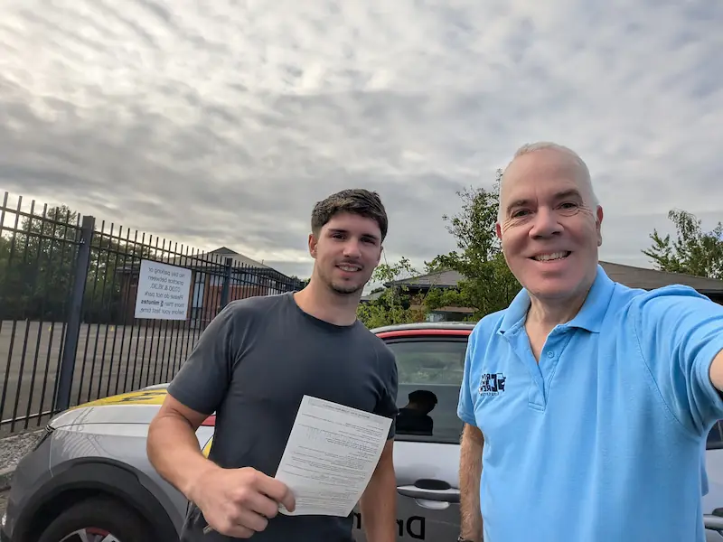 Alex J — driving test pass