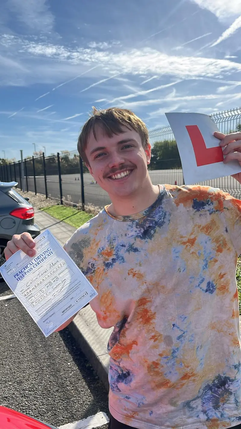 Callum A — driving test pass